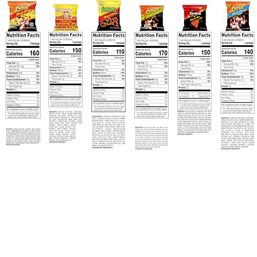 Frito Lay Flamin Hot Mix  Variety Pack  Pack of 40   Packaging May Vary