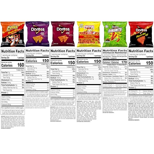 Frito Lay Flamin Hot Mix  Variety Pack  Pack of 40   Packaging May Vary
