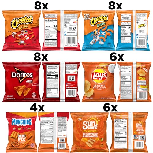 Frito Lay Flamin Hot Mix  Variety Pack  Pack of 40   Packaging May Vary