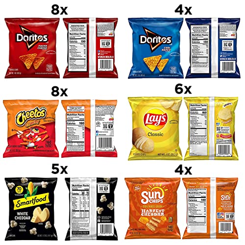 Frito Lay Flamin Hot Mix  Variety Pack  Pack of 40   Packaging May Vary