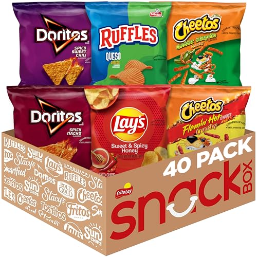 Frito Lay Flamin Hot Mix  Variety Pack  Pack of 40   Packaging May Vary