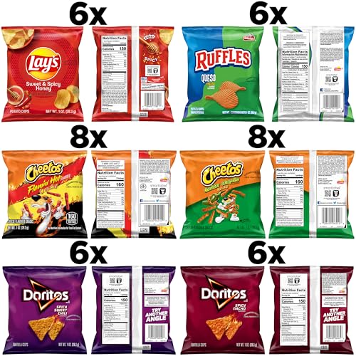 Frito Lay Flamin Hot Mix  Variety Pack  Pack of 40   Packaging May Vary