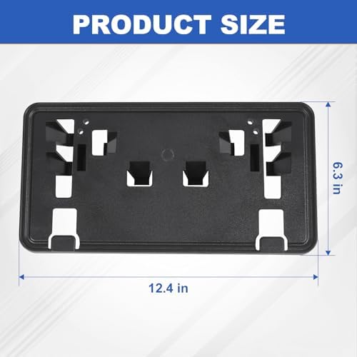 Front Bumper Grille W/Front Bumper Guards Pads & License Plate Frame Bracket Kit Compatible with Ford F 150 2021 2023 Lower Center Cover Spacer Panel Replaces# ML3Z17B968BA ML3Z17B968BB