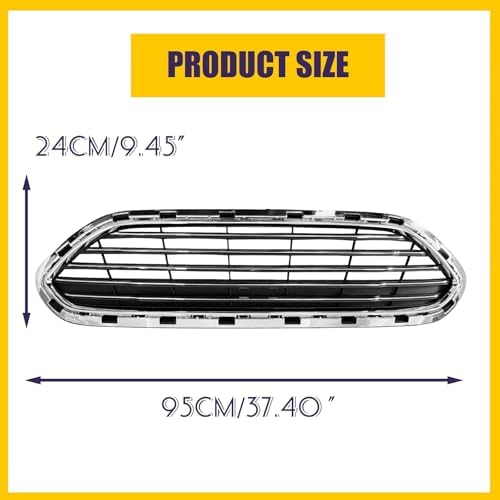 Front Bumper Grille For For d Fiesta 2014 2019 Front Grill Bumper Guard Cover D2BZ17B968AA FO1200552