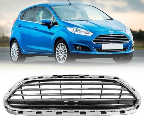 Front Bumper Grille For For d Fiesta Chrome Frame Grille 2014 2019 D2BZ17B968AA FO1200552