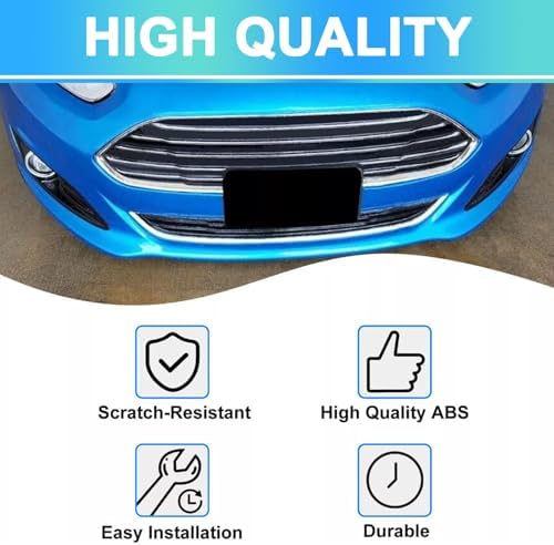 Front Bumper Grille For For d Fiesta Chrome Frame Grille 2014 2019 D2BZ17B968AA FO1200552