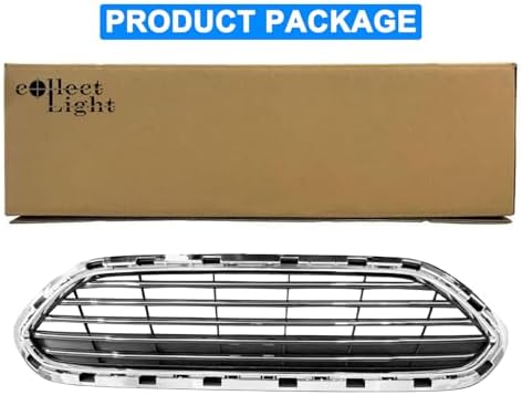 Front Bumper Grille For For d Fiesta Chrome Frame Grille 2014 2019 D2BZ17B968AA FO1200552