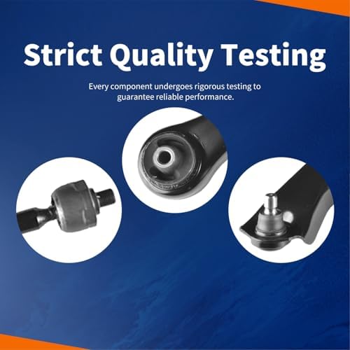 Front Lower Control Arm w/Ball Sway Bar Tie Rod Suspension Kit Compatible with Ford Escape 05 09  for Mazda Tribute 05 09  Replace#K80400  5L8Z3079AA  6L8Z3079AA  EF9134350 