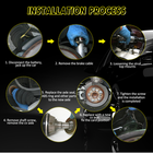 Par de semiejes delanteros para Hyundai Tiburon GS 2.0L con transmisión manual (2005-2008)