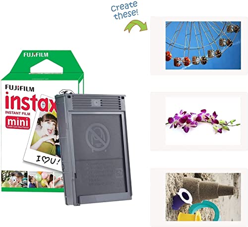 Fujifilm Instax Mini 12 Instant Camera Pastel Blue   Fuji Film Value Pack  40 Sheets    Shutter Accessories Bundle  Incl  Compatible Carrying Case  Quicksand Beads Photo Album 64 Pockets