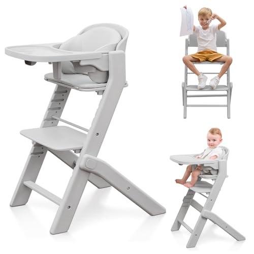 Full Body Washable Baby High Chair with Soft Cushion  Adjustable for 6 Months to 220 Lb   Multifunctional and Convertible High Chairs for Babies and Toddlers  Portable and Easy Operation