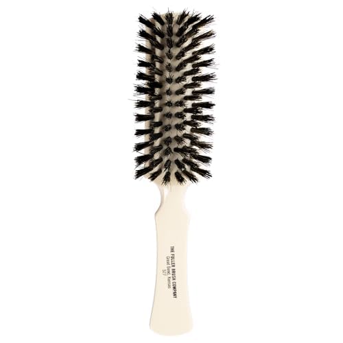 Fuller Brush Lustre Professional Hairbrush   6 Row Styling Hair Brush & Volumizer w/Natural Boar Bristle For Smoothing All Hair Types