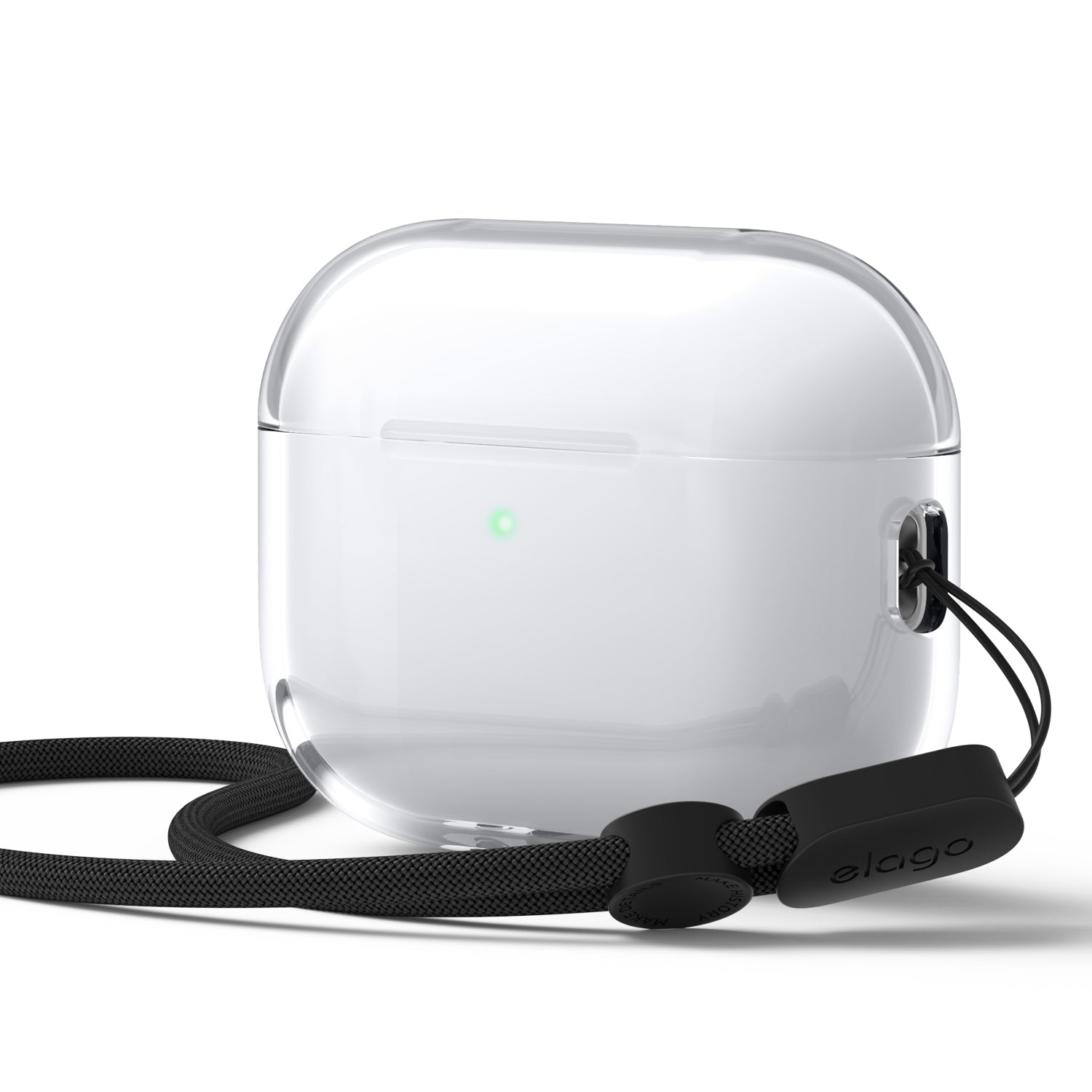 Funda transparente con correa para AirPods Pro 3