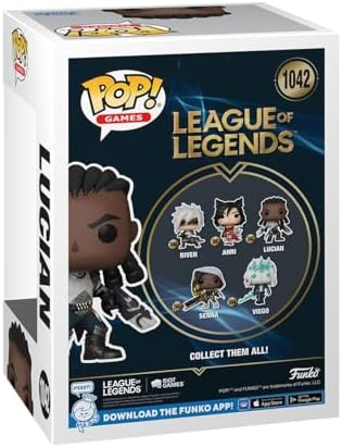 Funko POP Games  LOL   Lucian   League of Legends   Collectable Vinyl Figure   Gift Idea   Official Merchandise   for Kids & Adults   Video Games Fans   Model Figure for Collectors and Display