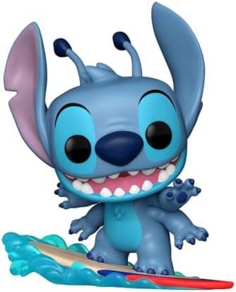 Funko Pop  Vinyl  Lilo & Stitch   Stitch Surf   Amazon Exclusive   Collectible Vinyl Figure   Gift Idea   Official Merchandise   Toys for Kids & Adults   Movies Fans