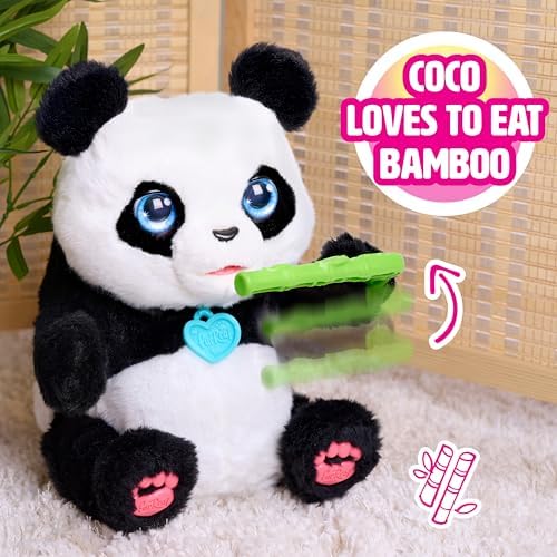 FurReal Coco The Tumbling Panda  10 5 Inch Interactive Panda Toy  for Boys and Girls  Ages 4 and Up