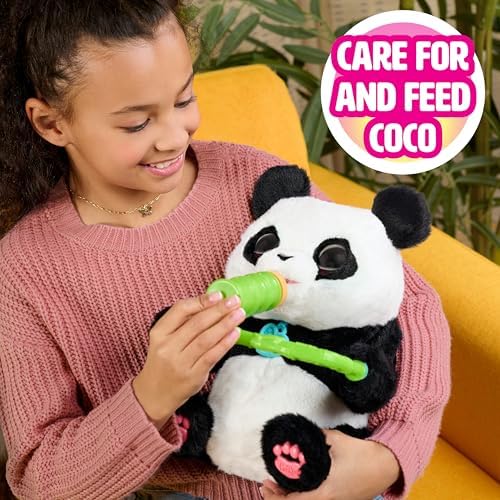 FurReal Coco The Tumbling Panda  10 5 Inch Interactive Panda Toy  for Boys and Girls  Ages 4 and Up