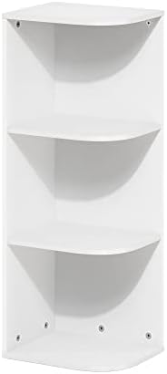 Furinno LUDER Book Shelf  5 Cube Bookshelf  Reversible Bookcase  9 4 x 19 5 x 31 5  Easy Assembly  for Living Room  Bedroom  Home Office  White