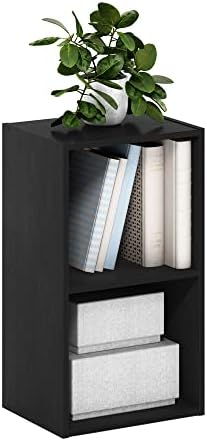 Furinno LUDER Book Shelf  5 Cube Bookshelf  Reversible Bookcase  9 4 x 19 5 x 31 5  Easy Assembly  for Living Room  Bedroom  Home Office  White
