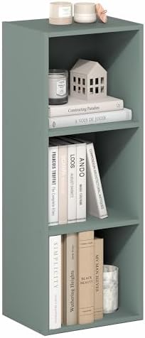 Furinno LUDER Book Shelf  5 Cube Bookshelf  Reversible Bookcase  9 4 x 19 5 x 31 5  Easy Assembly  for Living Room  Bedroom  Home Office  White