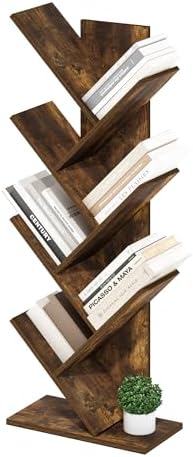 Furinno LUDER Book Shelf  5 Cube Bookshelf  Reversible Bookcase  9 4 x 19 5 x 31 5  Easy Assembly  for Living Room  Bedroom  Home Office  White