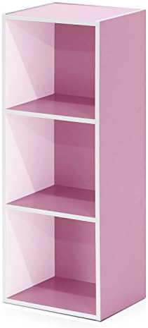 Furinno LUDER Book Shelf  5 Cube Bookshelf  Reversible Bookcase  9 4 x 19 5 x 31 5  Easy Assembly  for Living Room  Bedroom  Home Office  White