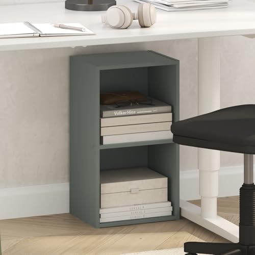 Furinno LUDER Book Shelf  5 Cube Bookshelf  Reversible Bookcase  9 4 x 19 5 x 31 5  Easy Assembly  for Living Room  Bedroom  Home Office  White