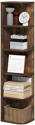 Furinno LUDER Book Shelf  5 Cube Bookshelf  Reversible Bookcase  9 4 x 19 5 x 31 5  Easy Assembly  for Living Room  Bedroom  Home Office  White