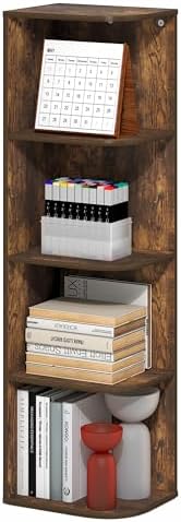 Furinno LUDER Book Shelf  5 Cube Bookshelf  Reversible Bookcase  9 4 x 19 5 x 31 5  Easy Assembly  for Living Room  Bedroom  Home Office  White