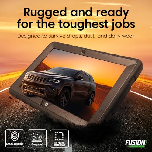Fusion5 10 1 Windows 11 Full HD Rugged Tablet PC   Intel 13th Gen   FWIN232 PRO N5 Ultra Slim Windows Tablet Computer   8GB RAM  512GB SSD  10 Inch  5G WiFi  HD Webcam  Micro HDMI  Expandable Storage