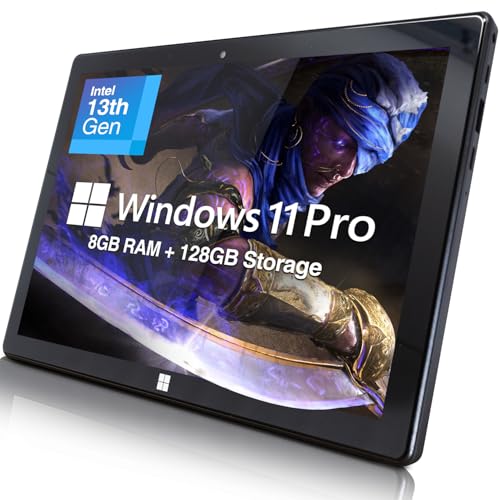 Fusion5 10 1 Windows 11 Professional Tablet PC   FWIN232 Plus Ultra Slim Windows Tablet Computer   8GB RAM  Full HD 10 Inch Display  5G WiFi  Quad Core CPU  USB 3 0  Micro HDMI  Dual Cameras