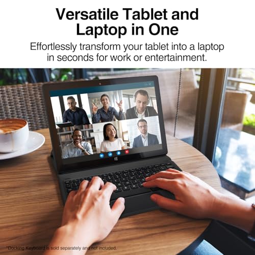 Fusion5 10 1 Windows 11 Professional Tablet PC   FWIN232 Plus Ultra Slim Windows Tablet Computer   8GB RAM  Full HD 10 Inch Display  5G WiFi  Quad Core CPU  USB 3 0  Micro HDMI  Dual Cameras