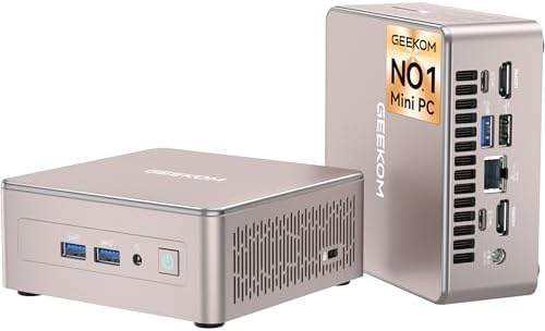 GEEKOM A5 Mini PC with AMD Ryzen 5 7430U  3 Year Coverage  16GB RAM Upgradable  Not LPDDR &512GB M 2 NVMe SSD  Windows 11 Pro Desktop Computer Support 8K/Wi Fi 6/BT 5 2/USB 3 2/SD Slot/6x USB