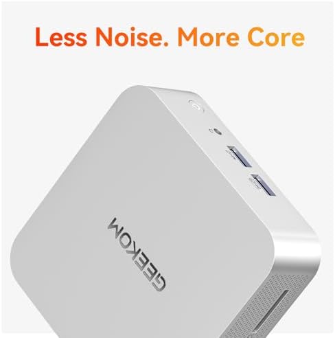 GEEKOM A8 Max Mini PC Ultimate Performance Edition  with AMD Ryzen 7 8745HS Beats 6800H  Dual LAN Mini Computer 32GB DDR5 & 1TB SSD Expandable   Radeon 780M Mini PC Windows 11 Pro/USB4/8K/ SD Slot