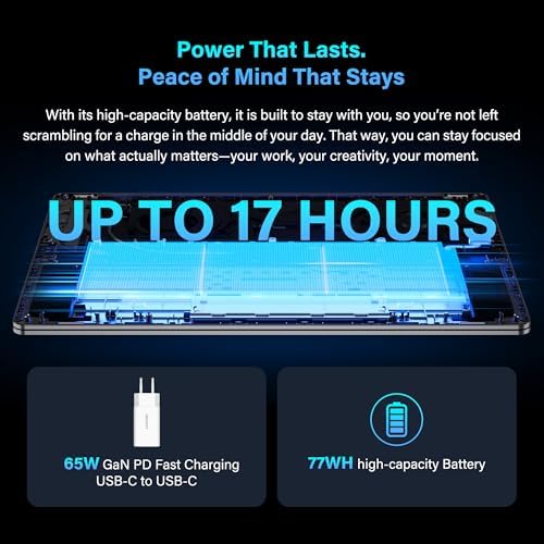 GEEKOM GeekBook X16 Pro 2 8 lbs Laptop  16 2 5K 16 10 Laptop Computer  Ultra 9 185H  32GB LPDDR5x 7500MHz RAM 2TB SSD  Up to 17 Hour  USB4  Fingerprint  DTS X Ultra Audio  Copilot  Windows 11 Pro