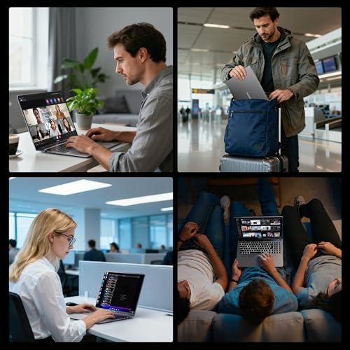 GEEKOM GeekBook X16 Pro 2 8 lbs Laptop  16 2 5K 16 10 Laptop Computer  Ultra 9 185H  32GB LPDDR5x 7500MHz RAM 2TB SSD  Up to 17 Hour  USB4  Fingerprint  DTS X Ultra Audio  Copilot  Windows 11 Pro