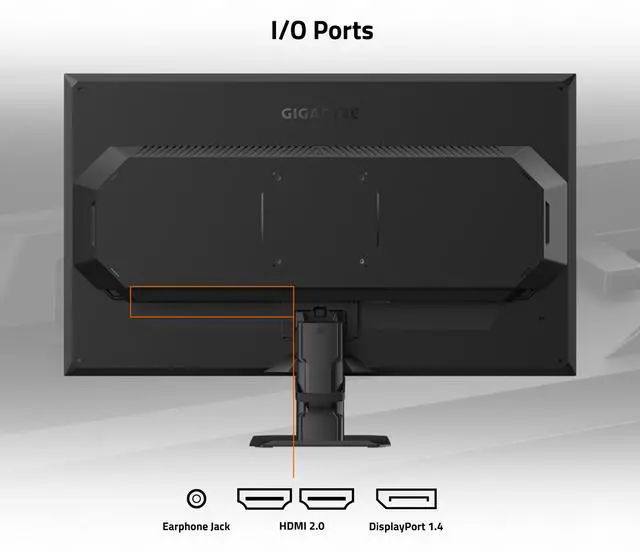 GIGABYTE 27 inch QHD 2K 1440P 180hz IPS with AMD FreeSync Premium 1ms HDR ready Gaming Computer Monitor GS27QA