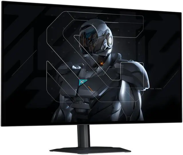 GIGABYTE 27 inch QHD 2K 1440P 280Hz with AMD FreeSync Premium Pro & G SYNC Compatible 0 03ms HDR500 USB C KVM OLED Gaming Computer Monitor with Height adjustable  Pivot  Swivel and Tilt stand MO27Q28G