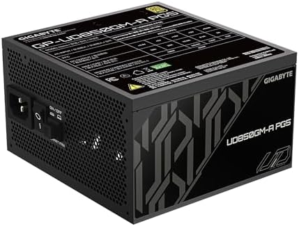GIGABYTE 850W PSU   80 Plus Gold Certified   PCie 5 0 and ATX 3 1 Ready   Fully Modular Power Supply  GP UD850GM A PG5