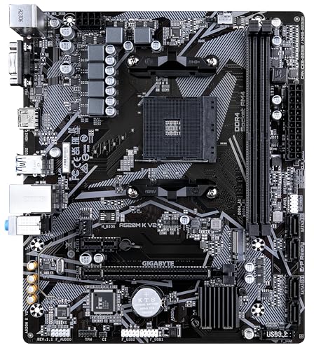 GIGABYTE A520M K V2  REV  1 0  CHIPSET AMD A520 AM4  MATX  DDR4   A520M K V2 1 0 MAE Card