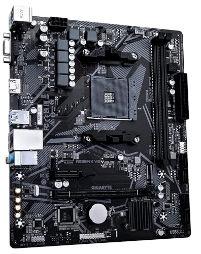 GIGABYTE A520M K V2  REV  1 0  CHIPSET AMD A520 AM4  MATX  DDR4   A520M K V2 1 0 MAE Card