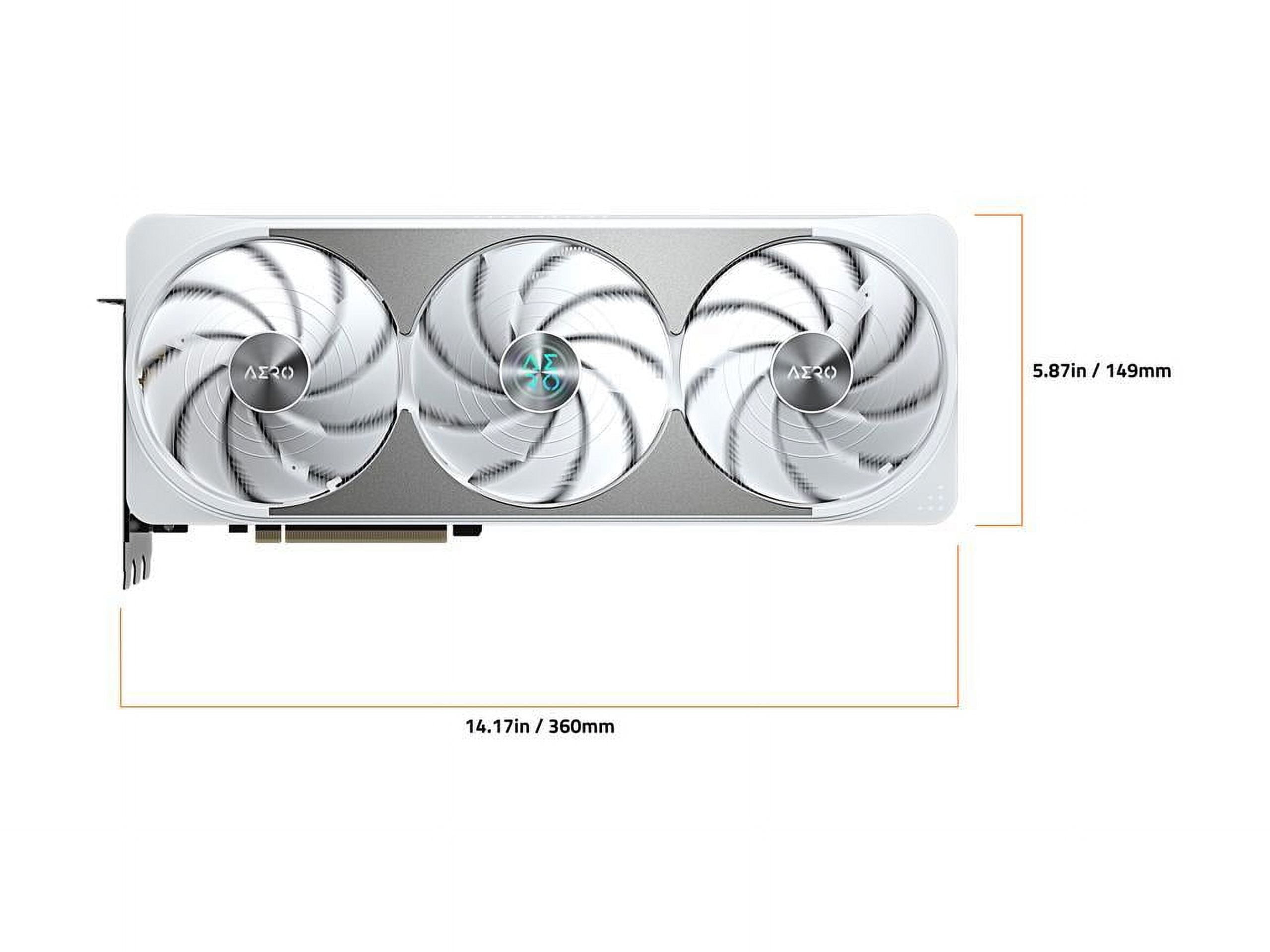 GIGABYTE AERO GeForce RTX 5070 Ti 16GB GDDR7 PCI Express 5 0 ATX Graphics Card GV N507TAERO OC 16GD