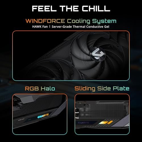 GIGABYTE AORUS GeForce RTX 5090 Master 32G Graphics Card  WINDFORCE Cooling System  32GB 512 bit GDDR7  GV N5090AORUS M 32GD Video Card