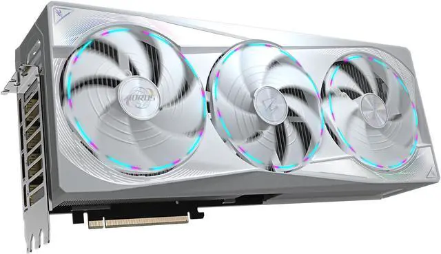 GIGABYTE AORUS GeForce RTX 5080 16GB GDDR7 PCI Express 5 0 ATX Graphics Card GV N5080AORUSM ICE 16G