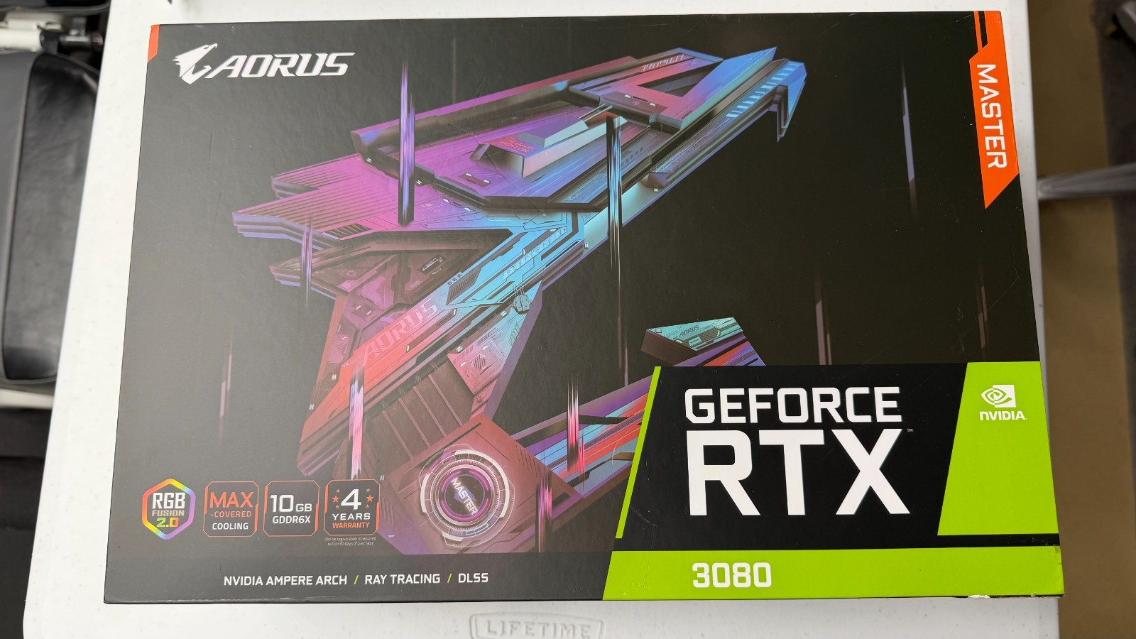 GIGABYTE Aorus Master GeForce RTX 3080 10GB RAM   Graphics Card   Good Condition