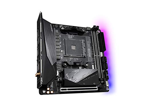 GIGABYTE B550I AORUS PRO AX|Placa madre para juegos: AM4 AMD/B550/Mini-ATX/Dual M.2/SATA 6Gb/s/USB 3.2 Gen1/WiFi 6/2.5 GbE LAN/PCIe4.0/Realtek ALC1220VB/DisplayPort 1.4/2 HDMI 2.0B/RGB Fusion 2.0/DDR4