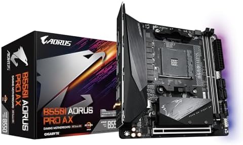 GIGABYTE B550M AORUS Elite AX  rev 1 3  Motherboard  Supports AMD AM4 Ryzen 5000 Processors  Micro ATX  DDR4  Single M 2  SATA 6Gb/s  Realtek GbE LAN  PCIe 4 0