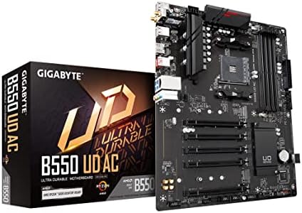 GIGABYTE B550M K Motherboard  Supports AMD AM4 Ryzen 5000 Processors  Micro ATX  DDR4  Dual M 2  SATA 6Gb/s  Realtek GbE LAN  PCIe 4 0