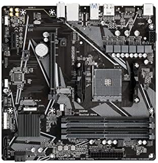 GIGABYTE B550M K Motherboard  Supports AMD AM4 Ryzen 5000 Processors  Micro ATX  DDR4  Dual M 2  SATA 6Gb/s  Realtek GbE LAN  PCIe 4 0