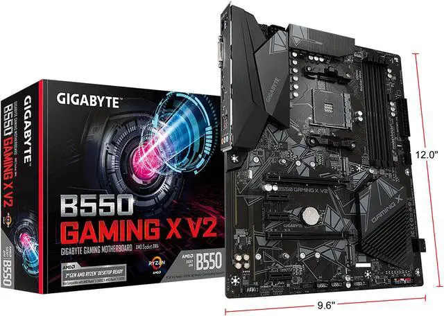 GIGABYTE B550 GAMING X V2 AM4 AMD B550 USB 3 0 ATX AMD Motherboard